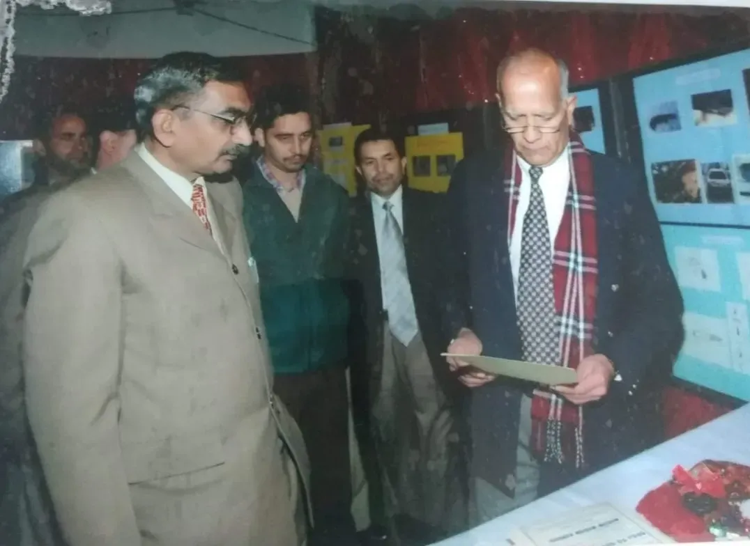 Dr. J.R. Gaur at an Exibition 