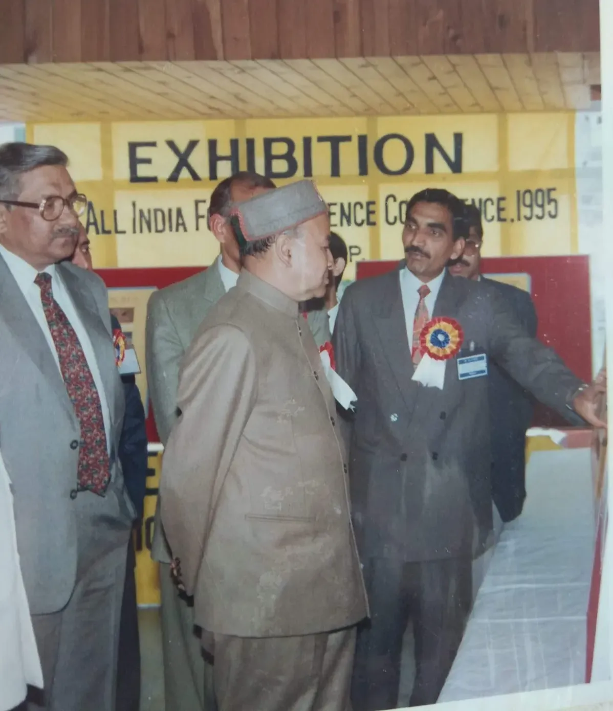 Dr. J.R. Gaur at an Exibition in his early age